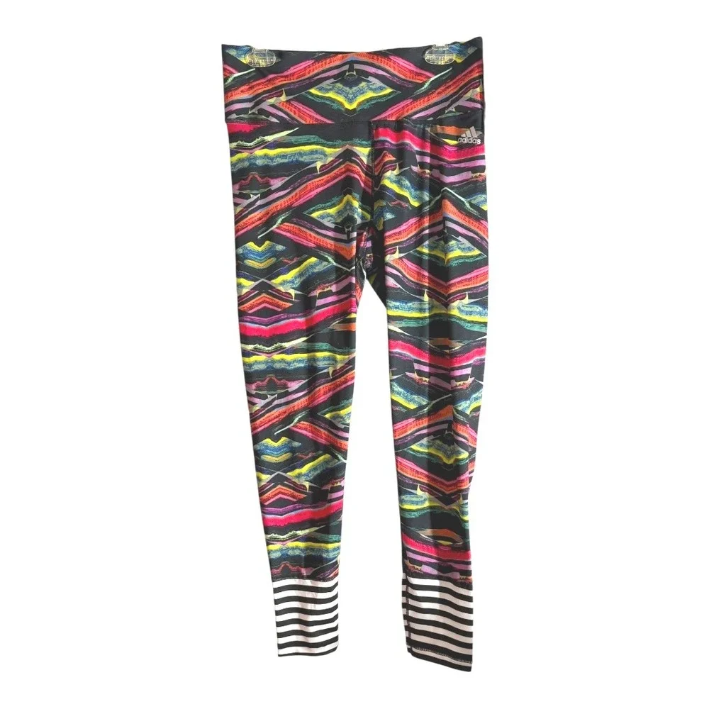 Womens Adidas‎ Performance Highrise Climalite Leggings NWT sz LG